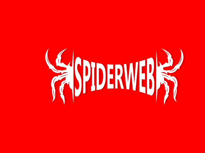Spider Logo, Insect Animal Vector, Premium Vintage Design