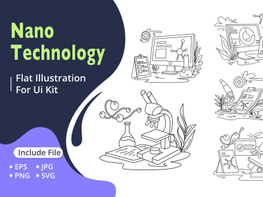 Modern nanotechnology lab scene preview picture