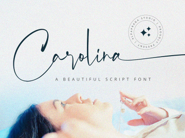 Carolina - Stylish Script Font preview picture