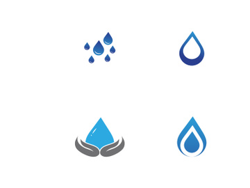 water drop logo preview picture