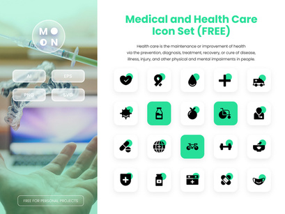 Medical and Health Care Icon Set