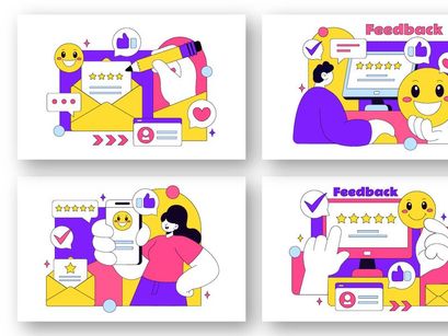 10 Customer Feedback Illustration