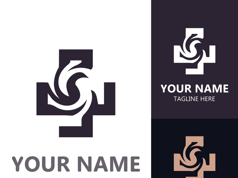 Medical  logotype health care simple modern design illustration template