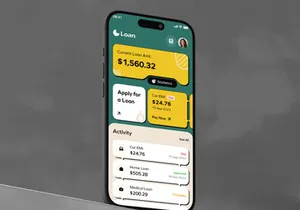 Online Loan Apps - Digital Fintech Mobile UI Design
