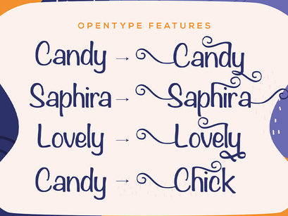 Candy Yefumy - Playful Display Font