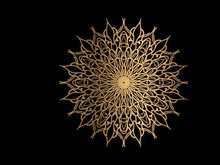 Mandala Flower Art Logo Background Design