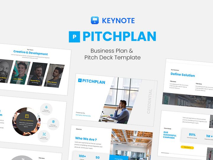 PitchPlan - Business Plan & Pitch Deck Keynote