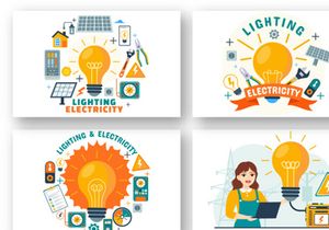 10 Lighting and Electricity Energy Illustration