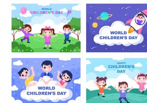 18 Happy Children's Day Illustration