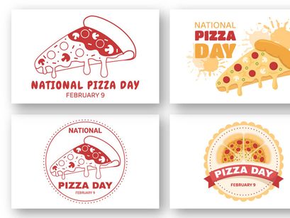 15 National Pizza Day Illustration