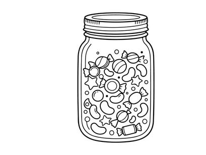 Pote de vidro vazio com tampa para armazenamento e organização. Recipiente transparente ideal para despensa, cozinha ou projetos DIY.