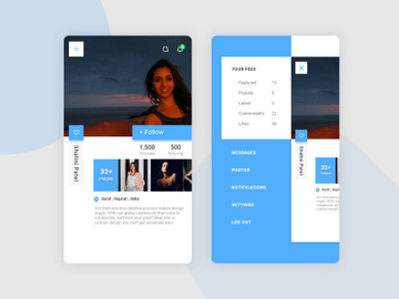 User Profile UI Kit preview picture