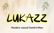 LUKAZZ – Modern Casual Handwritten Font - (TTF-OTF)