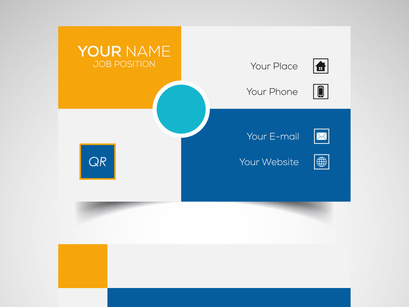 10 Double-sided creative and modern business card template. Vector illustration