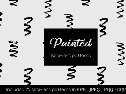 Painted Seamless Patterns