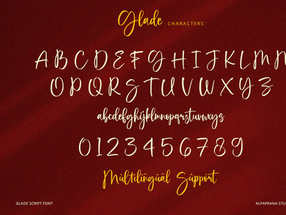 Glade - Handwritten Font