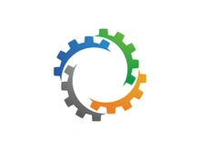 Gear illustration design template