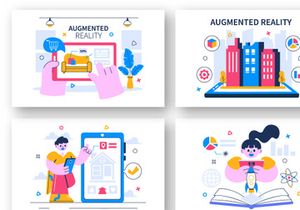 11 Augmented Reality Vector Illustration