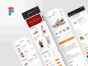 Shop Wow E-commerce UI Application kit preview picture