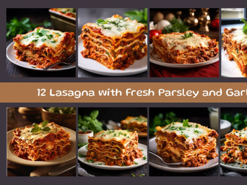 Lasagna with Fresh Parsley and Garlic preview picture
