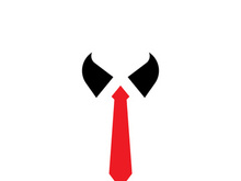 Tuxedo man logo and symbols template