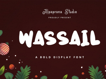 Wassail - Display Font preview picture