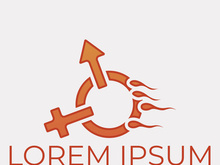 Gender logo design
