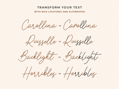 Caramella - Handwritten Font