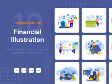 Financial Illustrations Pack preview picture