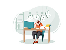 Multitasking Woman Illustration