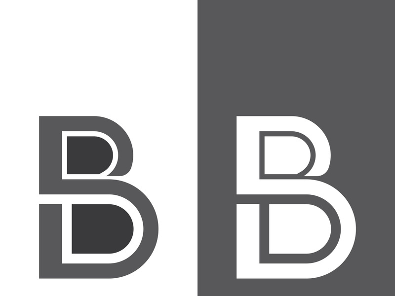 B letter logo template vector illustration
