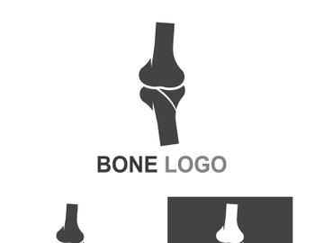 Bone logo design.logo for nursing, medical, orthopedic. preview picture