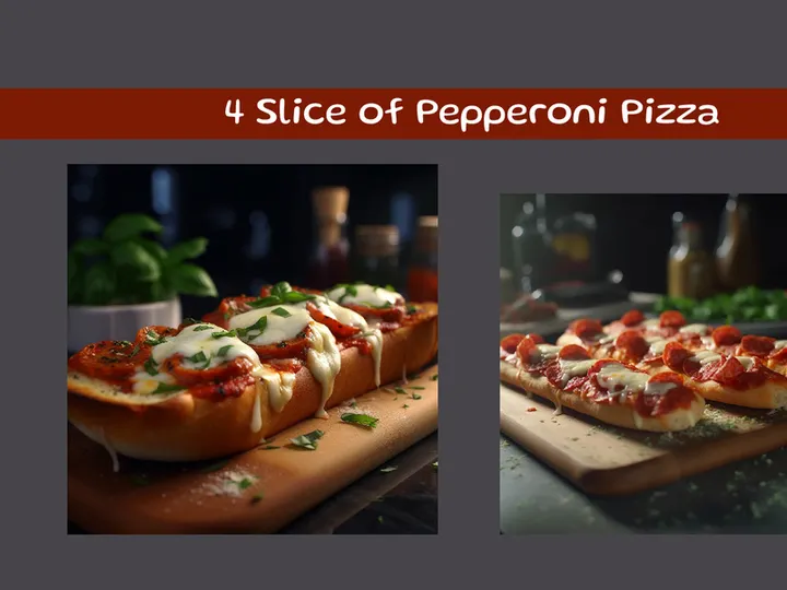 Slice of pepperoni pizza