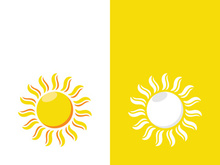 Sun vector illustration icon logo template design