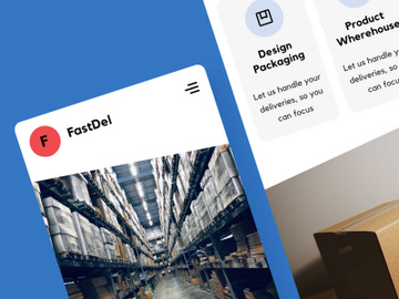FastDel - Delivery Package Mobile Responsive preview picture