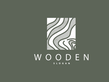 Wood Logo, Wood Fiber Bark Layer Vector