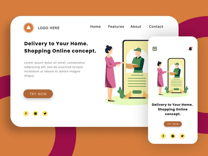 Delivery to Your Home. Shopping Online
