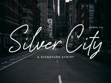 Silver City - Signature Font preview picture