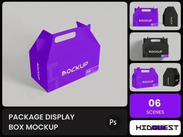 Package Display Box Mockup preview picture