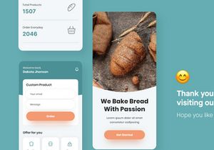 Tostar - Order Bread Mobile App Light Mode
