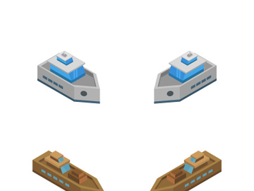 isometric boat preview picture