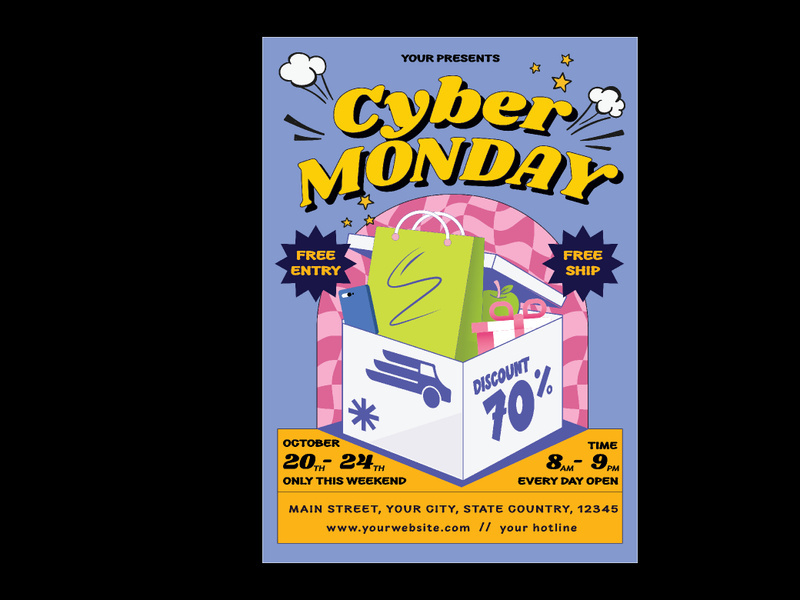 Cyber Monday Flyer