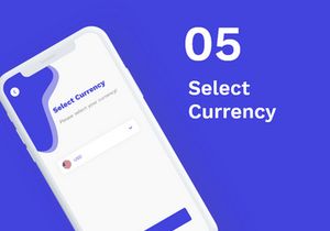 Payment Conversion Mobile App - UI Kit Adobe Xd