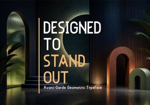 RUVENA – Modern Experimental Display Font