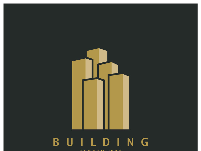 Building logo vector illustration design,Real Estate logo template, Logo symbol icon