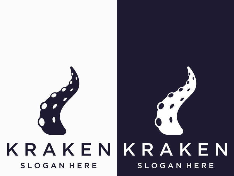 Octopus logo design with vector illustration editing.