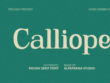 Calliope - Serif Font preview picture