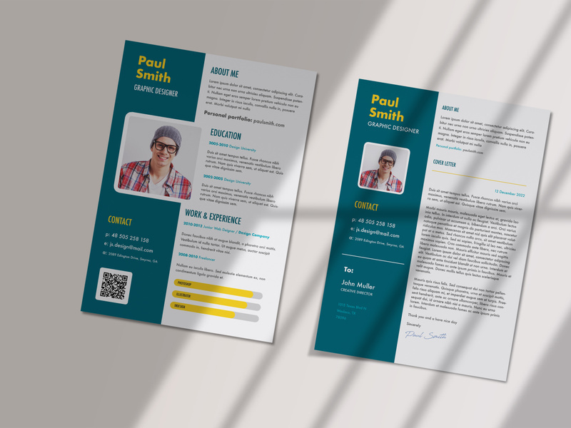 CV / Resume and Letter Cover Template