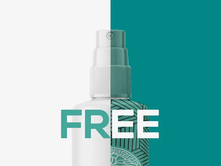 Spray Perfume Mockup