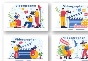 12 Videographer Illustration